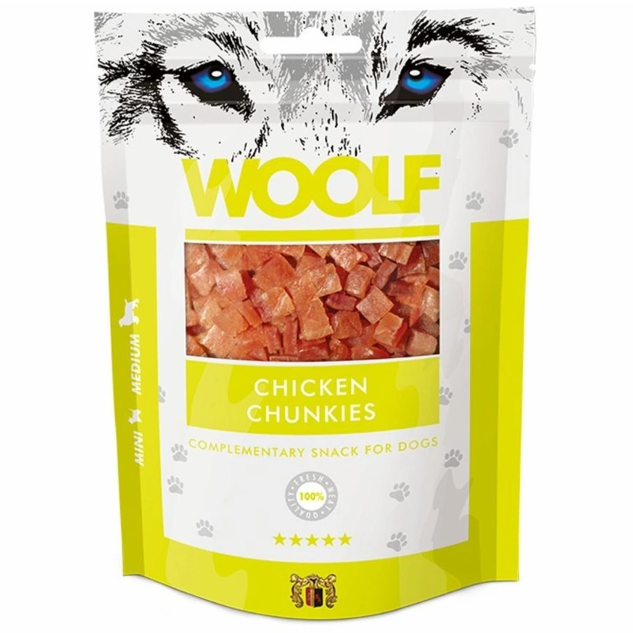 Woolf Hundesnack Kylling Chunkies 100gr
